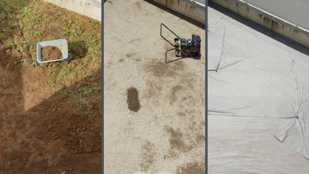 Préparation-du-sol-et-pose geotextile