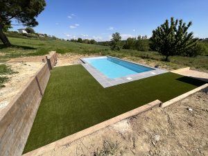 saccinto montrabe amenagement jardin gazon synthétique apres